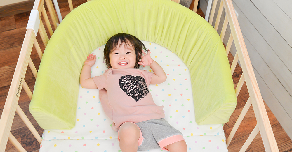 ベビーベッドの中に入れてベットバンパーとしてもご使用いただけます。